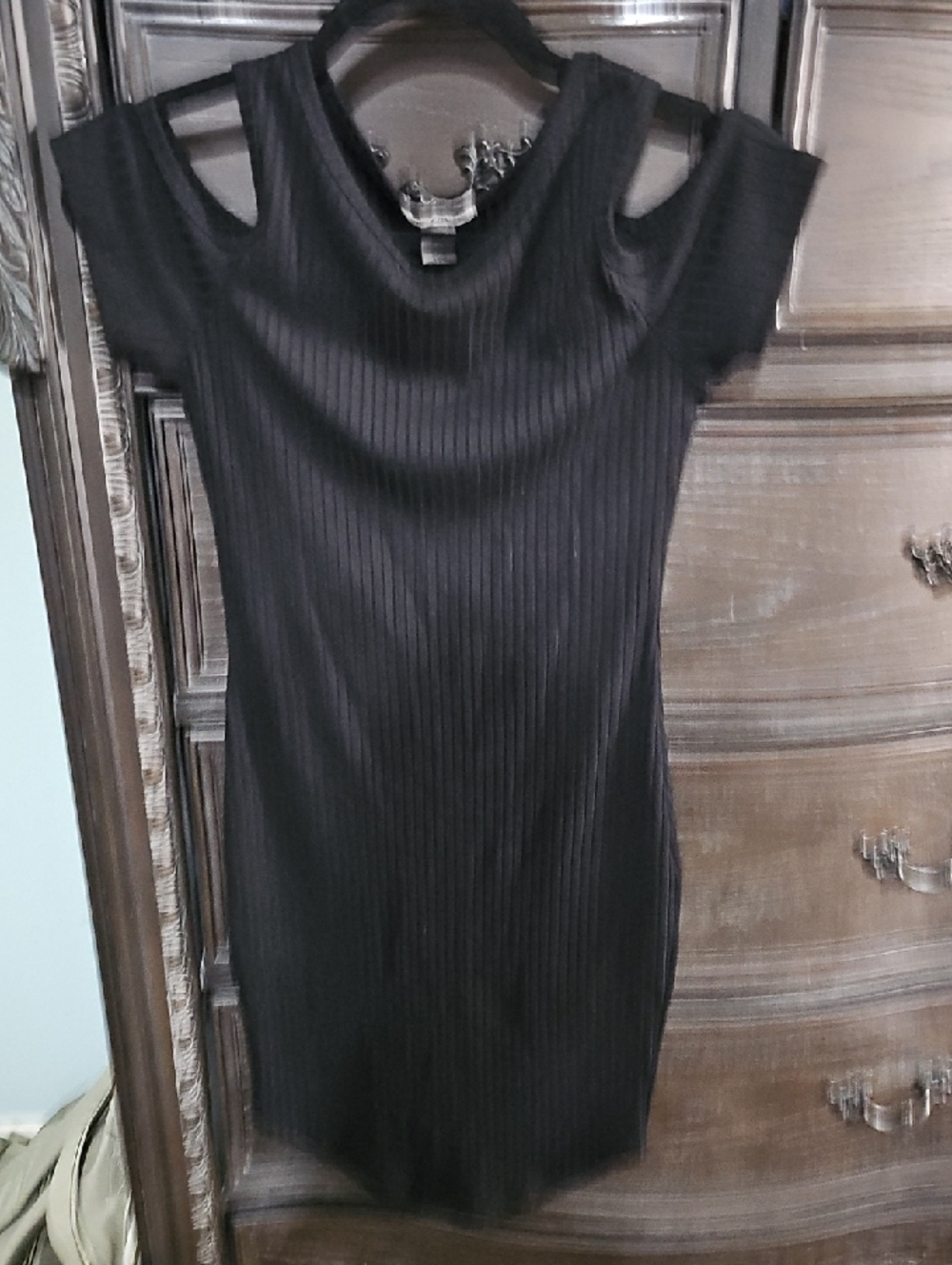 Bozzolo Black Dress with Magenta Lining